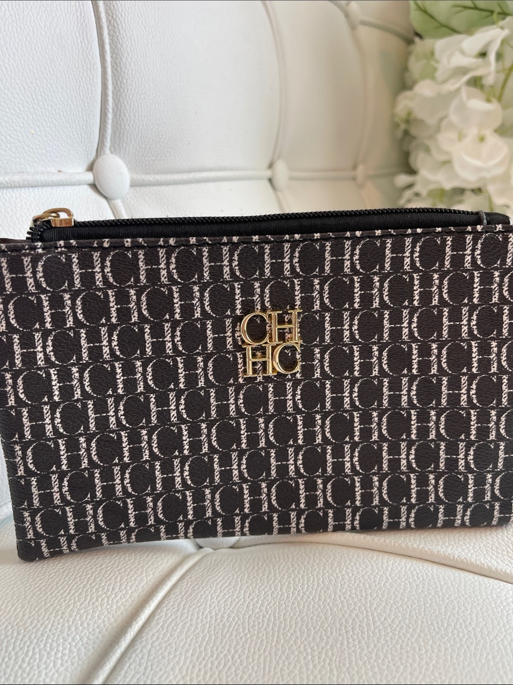 Carolina Herrera CHCH Women's Wallet Wallet Multifunctional Zipper - Picture 2 of 5